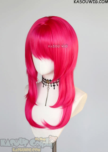 【63 Colors】M-4 short bob wig with 60cm long layered side bangs