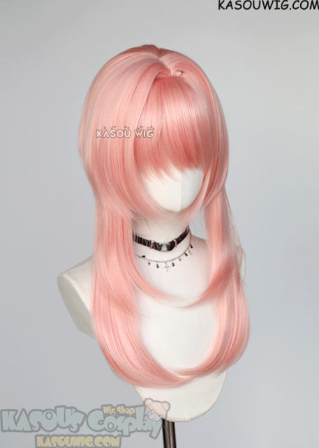 【63 Colors】M-4 short bob wig with 60cm long layered side bangs