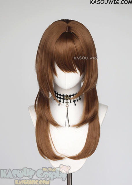 【63 Colors】M-4 short bob wig with 60cm long layered side bangs