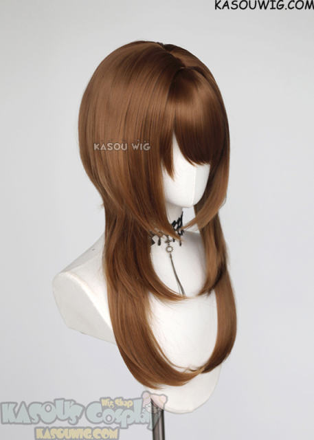 【63 Colors】M-4 short bob wig with 60cm long layered side bangs