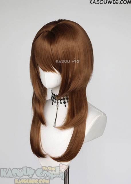 【63 Colors】M-4 short bob wig with 60cm long layered side bangs