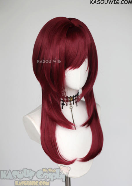 【63 Colors】M-4 short bob wig with 60cm long layered side bangs