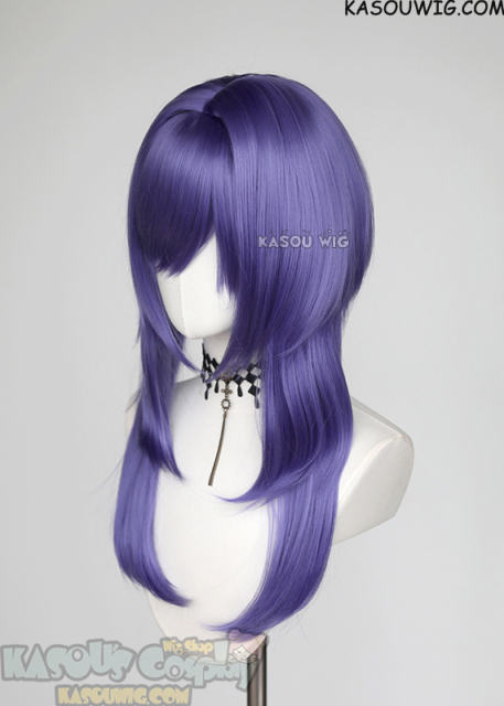【63 Colors】M-4 short bob wig with 60cm long layered side bangs
