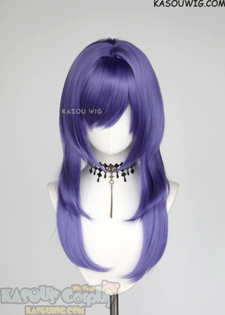【63 Colors】M-4 short bob wig with 60cm long layered side bangs