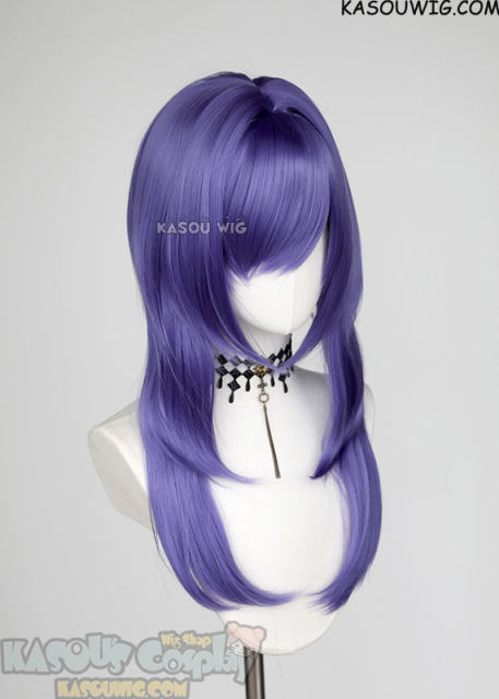 【63 Colors】M-4 short bob wig with 60cm long layered side bangs