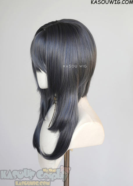 【63 Colors】M-4 short bob wig with 60cm long layered side bangs