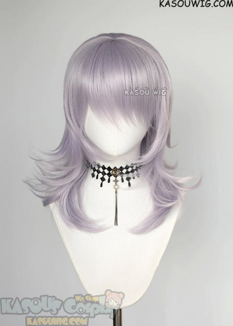 M-3 SP38 silver lilac 52cm long layered choppy wig