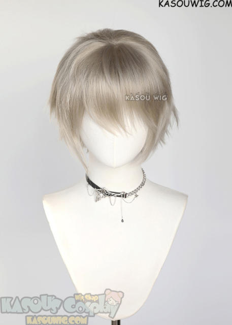 S-1 / KA007>>31cm / 12.2" short Beige Blonde layered wig