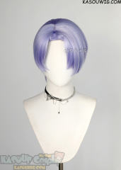 Panty and Stocking with Garterbelt Polyester pastel lavender pre-cut short wig