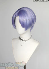 Panty and Stocking with Garterbelt Polyester pastel lavender pre-cut short wig