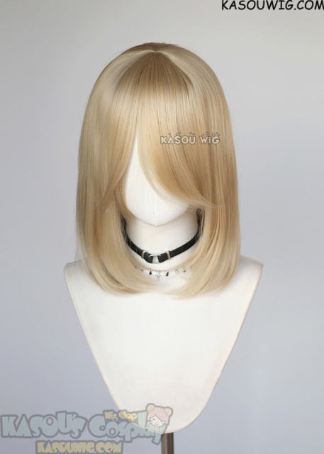 M-1/ KA009 Beach Blonde bob cosplay wig. shouder length