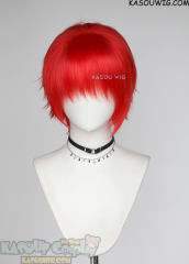 S-1 / KA039 >>31cm / 12.2" short Bright Red layered wig