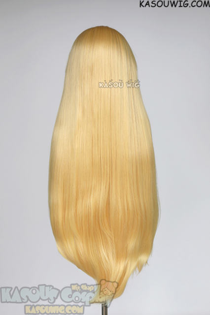 L-4 SP01 100cm/39.5" long straight versatile Pastel Yellow wig