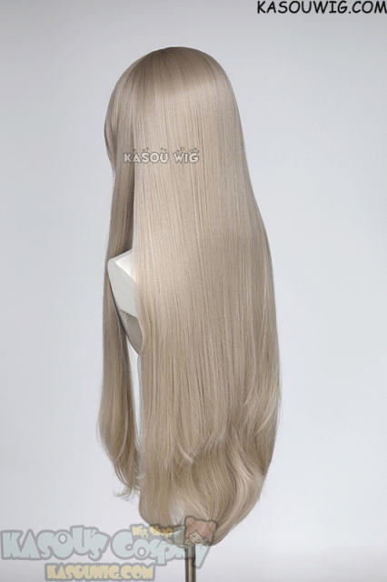 L-4 SP02 100cm/39.5" long straight versatile Sand Blonde wig