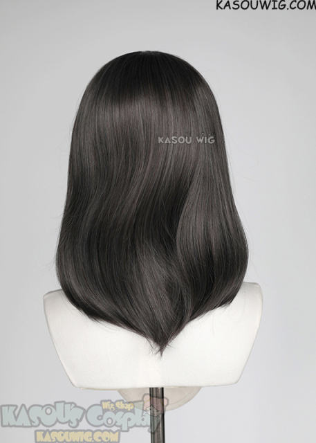 M-1/ SP09 dark gray long bob cosplay wig shouder length