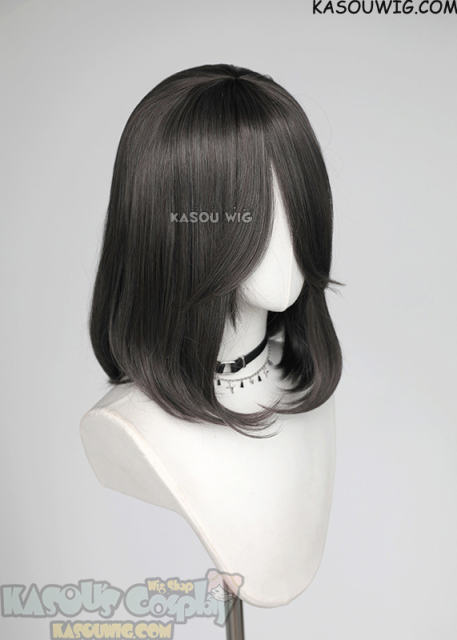 M-1/ SP09 dark gray long bob cosplay wig shouder length