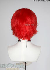 S-1 / KA039 >>31cm / 12.2" short Bright Red layered wig