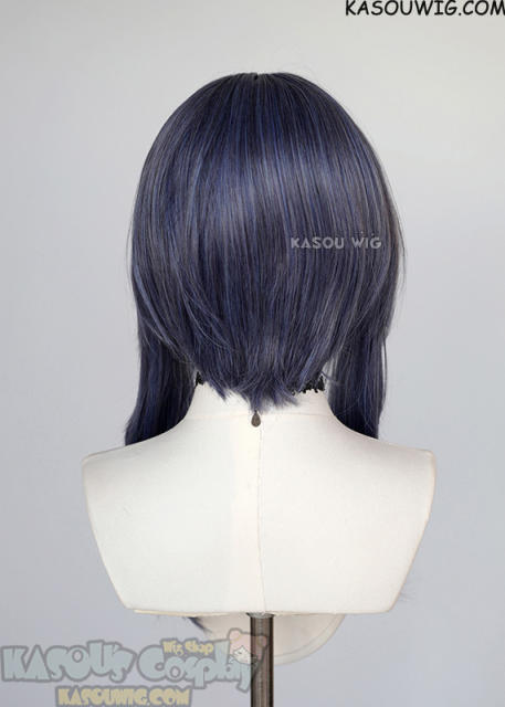 【63 Colors】M-4 short bob wig with 60cm long layered side bangs