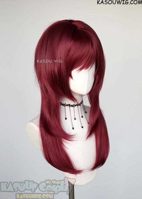 【63 Colors】M-4 short bob wig with 60cm long layered side bangs