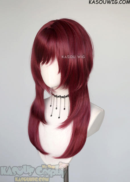 【63 Colors】M-4 short bob wig with 60cm long layered side bangs
