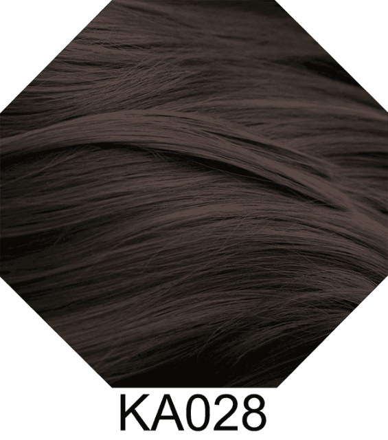 150cm / 59" long straight versatile Bistre Brown wig KA028