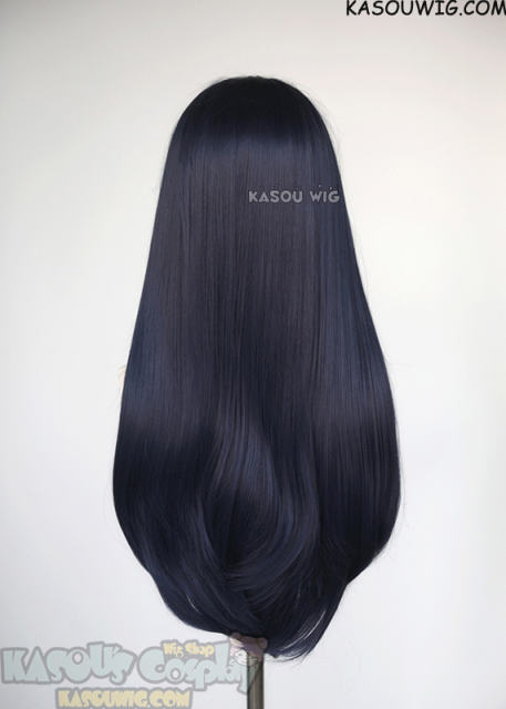 L-2 / SP10 Dark Blue 75cm long straight wig