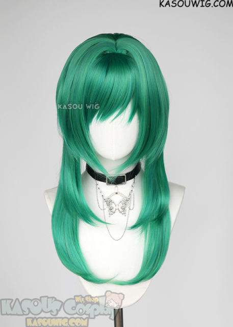 【63 Colors】M-4 short bob wig with 60cm long layered side bangs