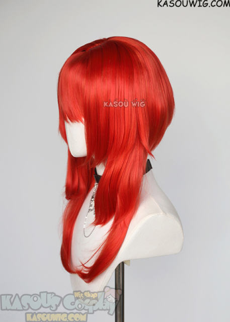 【63 Colors】M-4 short bob wig with 60cm long layered side bangs