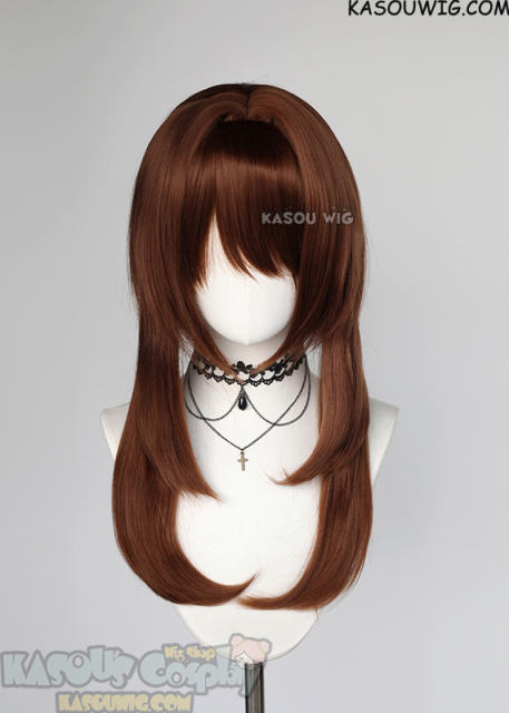 【63 Colors】M-4 short bob wig with 60cm long layered side bangs