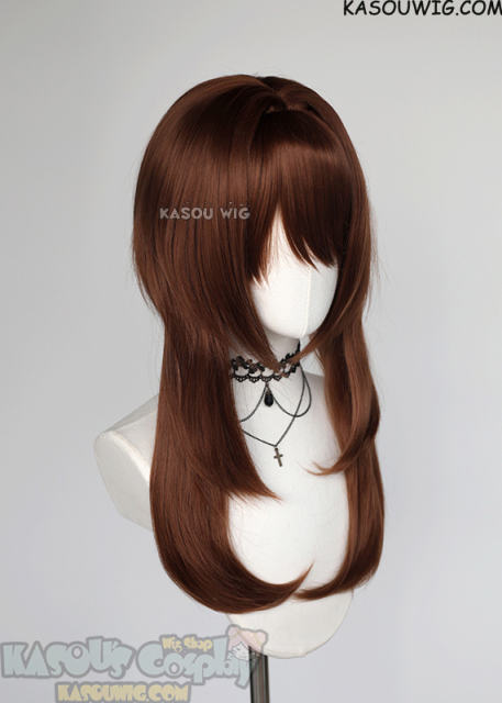 【63 Colors】M-4 short bob wig with 60cm long layered side bangs