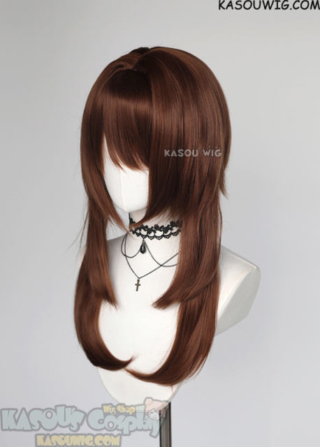 【63 Colors】M-4 short bob wig with 60cm long layered side bangs