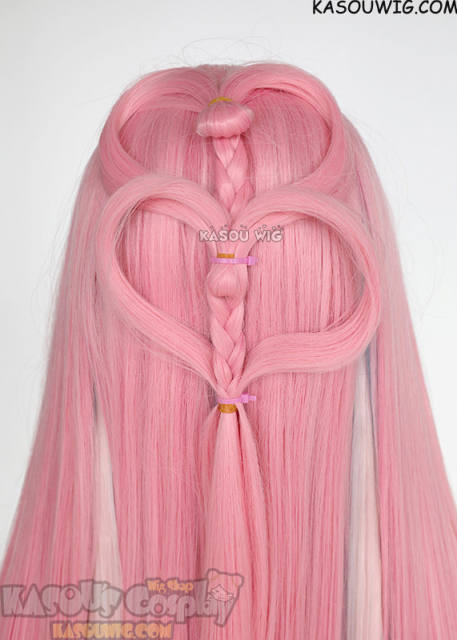 Honkai Star Rail 110cm Cyrene pink and blue green ombre wavy wig