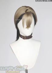 [2 colors] Gachiakuta Zanka Nijiku short blonde black wig