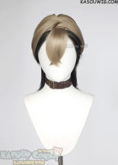 [2 colors] Gachiakuta Zanka Nijiku short blonde black wig