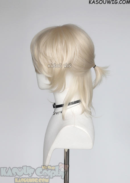 Alien Stage Luka R7 platinum blonde medium length curly wig