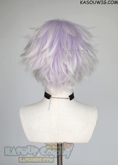 【Ships in 24 hours】Jujutsu Kaisen Gojo Satoru short light violet silver ombre wig