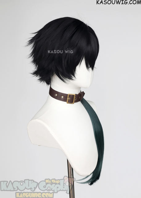 Honkai: Star Rail Dan Heng Permansor Terrae 75m long black green ombre wig