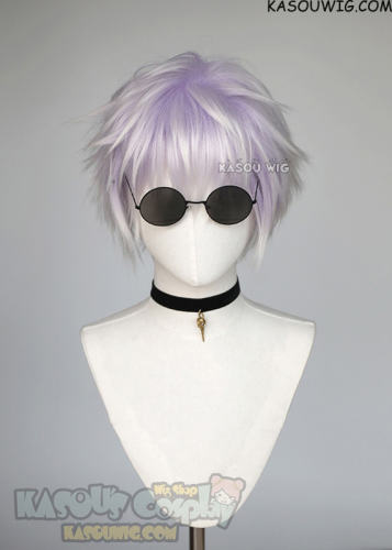 【Ships in 24 hours】Jujutsu Kaisen Gojo Satoru short light violet silver ombre wig