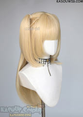 【Ships in 24 hours】Death Note Misa Amane yellow blonde pigtail wig. 80cm long