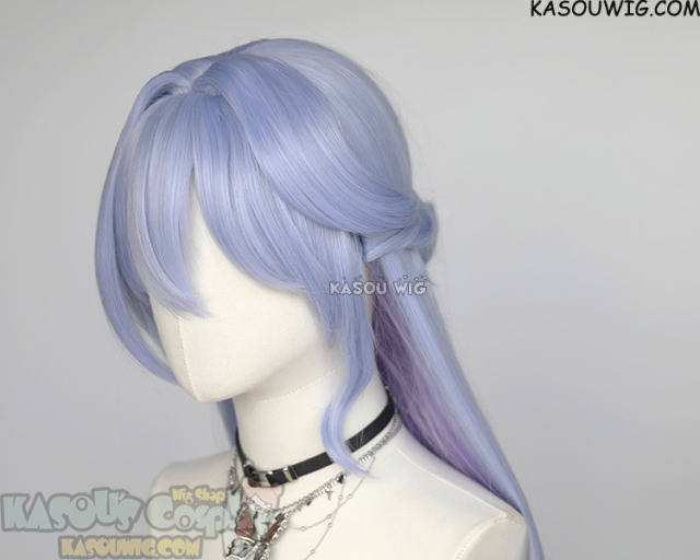 【Ships in 24 hours】Honkai: Star Rail Robin 100cm long blue purple ombre wavy wig