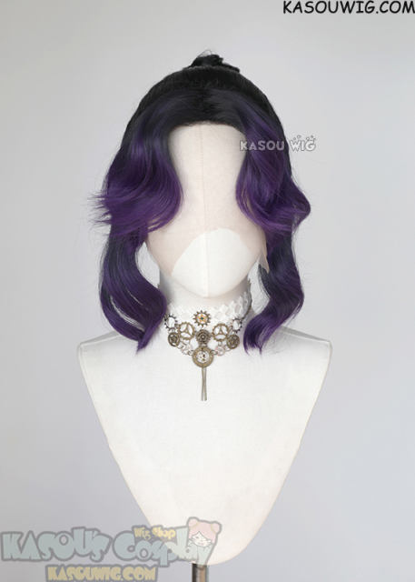 【Ships in 24 hours】Lace Front>> Kimetsu no Yaiba Demon Slayer Shinobu Kocho black purple wig