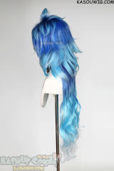 【2 Colors】Twisted-Wonderland Idia Shroud 110cm/43.3'' blue ombre layered wig