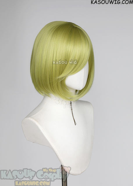 Witch Hat Atelier Coco yellow green short bob wig