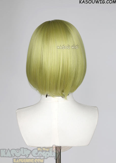 Witch Hat Atelier Coco yellow green short bob wig