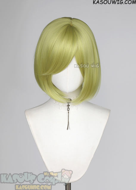 Witch Hat Atelier Coco yellow green short bob wig