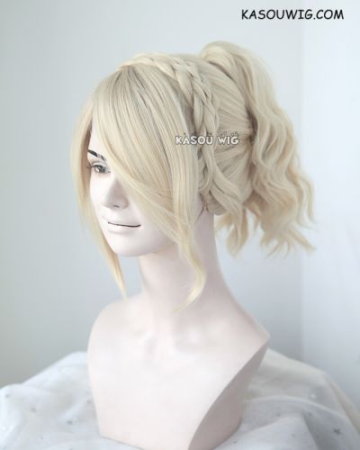 【Ships in 24 hours】Final Fantasy XV / FFXV Lunafreya Nox Fleuret cream blonde wig