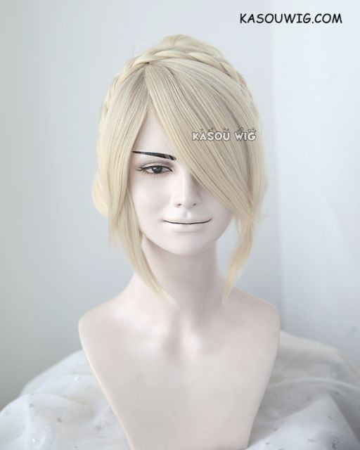 【Ships in 24 hours】Final Fantasy XV / FFXV Lunafreya Nox Fleuret cream blonde wig