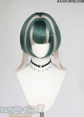 [ Preview ] Gachiakuta Guita short green white bob wig