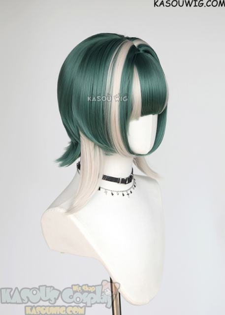[ Preview ] Gachiakuta Guita short green white bob wig