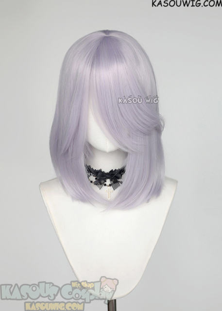 M-1/ SP38 Silver Lilac shoulder- length bob wig